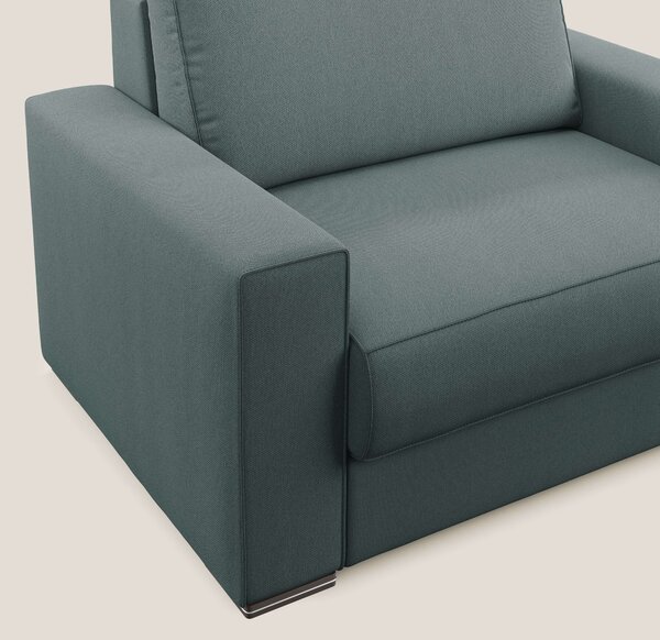 Dream poltrona letto in tessuto smacchiabile T05 verde