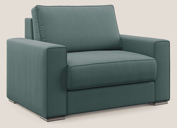 Dream poltrona letto in tessuto smacchiabile T05 verde