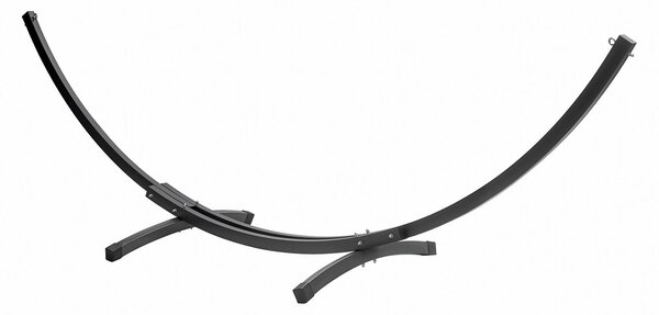 Supporto per Amaca da Giardino 404x130x120 cm in Acciaio Antracite