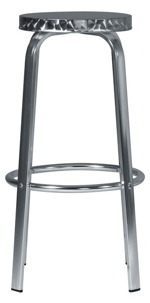 Sgabello Bar 50x80x32 cm in Alluminio e Acciaio