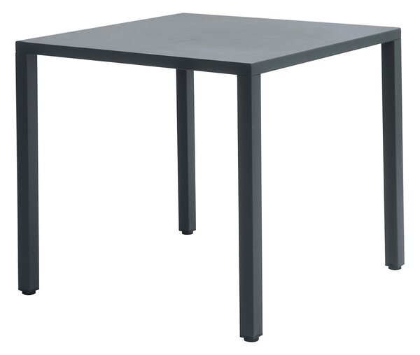 Tavolo da Giardino 80x80x75 cm Iseo in Acciaio Antracite