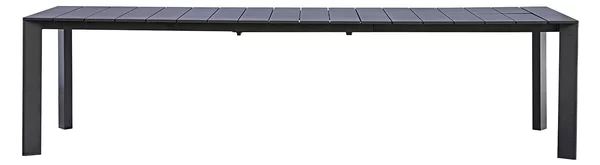 Tavolo Allungabile da Giardino 200/300x100x75 cm Nettuno in Alluminio Antracite