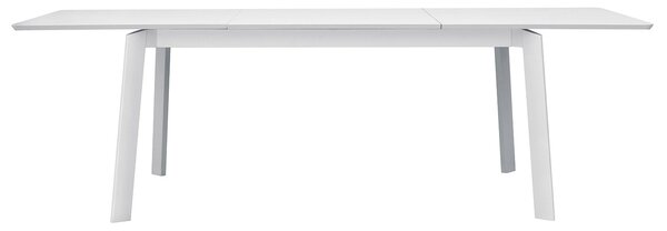 Tavolo Allungabile da Giardino 160/240x102x75 cm San Donato in Alluminio Bianco