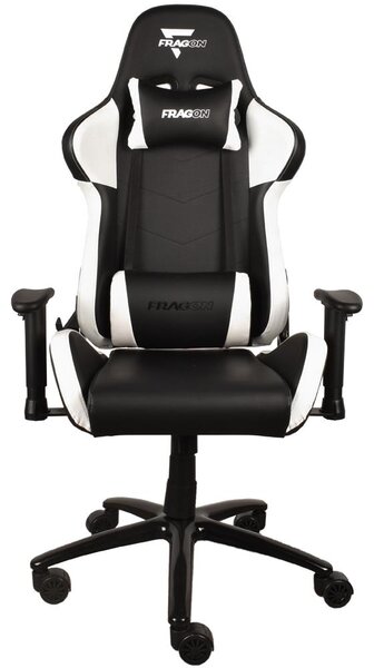 Sedia da gaming FragON – Serie 2X Rev. 2.0, nero/bianco