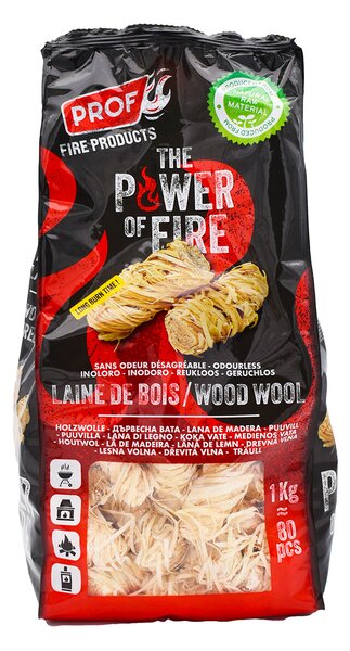 Accendifuoco in Paglia 80pz 1 Kg per Accensione Barbecue