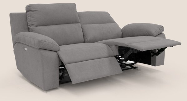 Romeo Divano relax con recliner elettrico in morbido tessuto impermeab