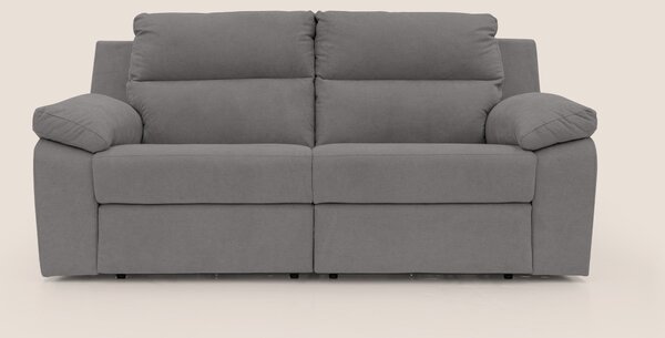 Romeo Divano relax con recliner elettrico in morbido tessuto impermeab