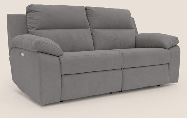 Romeo Divano relax con recliner elettrico in morbido tessuto impermeab