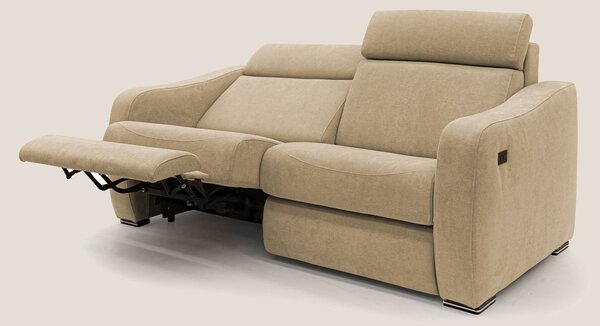 Gummy Divano con meccanismo relax elettrico beige