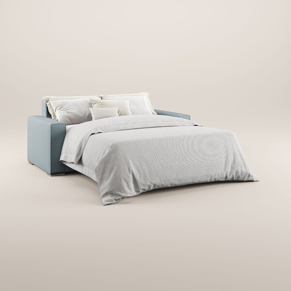 Dream Divano letto moderno dai morbidi cuscini in tessuto smacchiabile