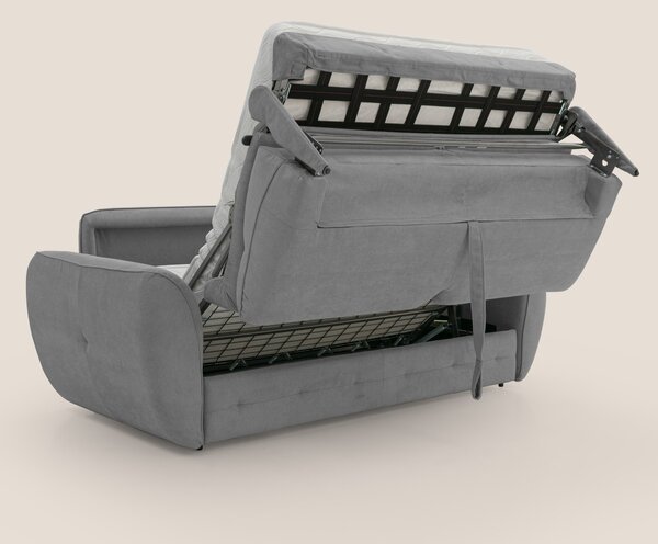 Zeus Divano letto scandinavo con schienale alto in tessuto impermeabil