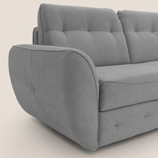Zeus Divano letto scandinavo con schienale alto in tessuto impermeabil
