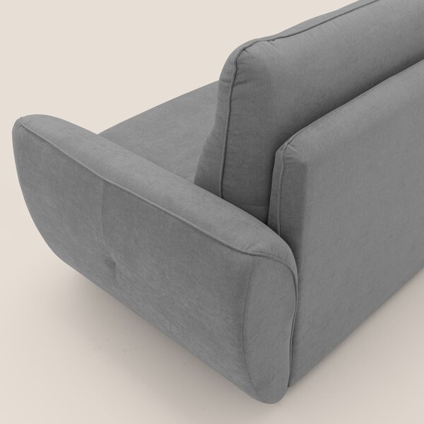 Zeus Divano letto scandinavo con schienale alto in tessuto impermeabil