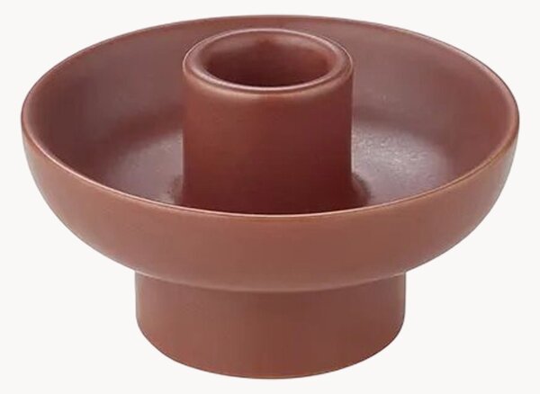 Portacandele in ceramica Vela