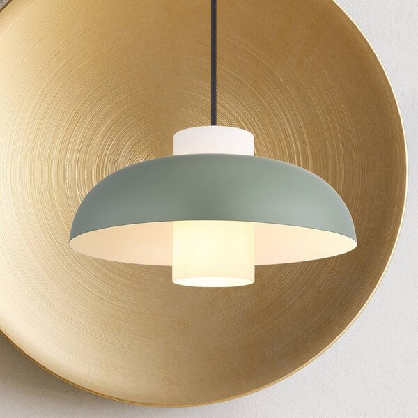 Globo Lampada a sospensione Lowe, dimmerabile, Verde, Soggiorno / Sala da pranzo, Metallo, Moderno, Lampada a sospensione