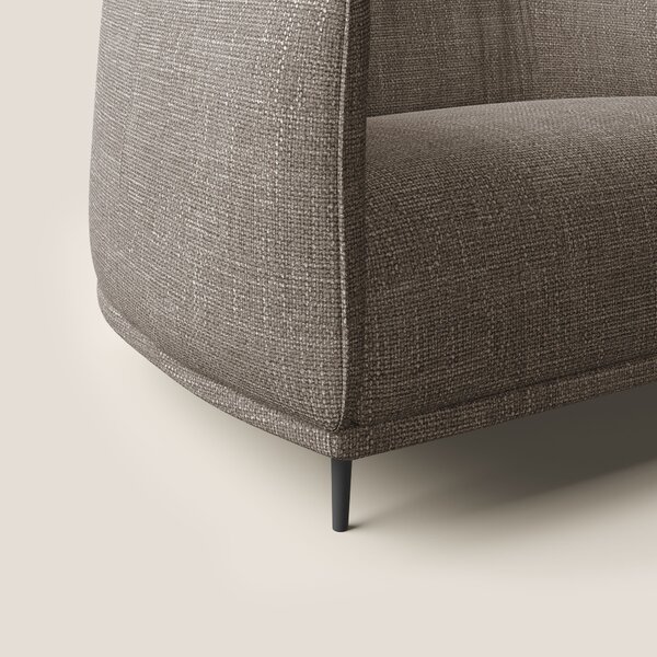 Zelda Poltroncina dal design moderno in morbido tessuto impermeabile T