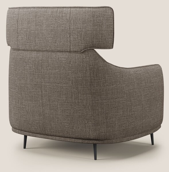 Zelda Poltroncina dal design moderno in morbido tessuto impermeabile T