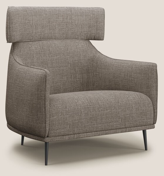 Zelda Poltroncina dal design moderno in morbido tessuto impermeabile T