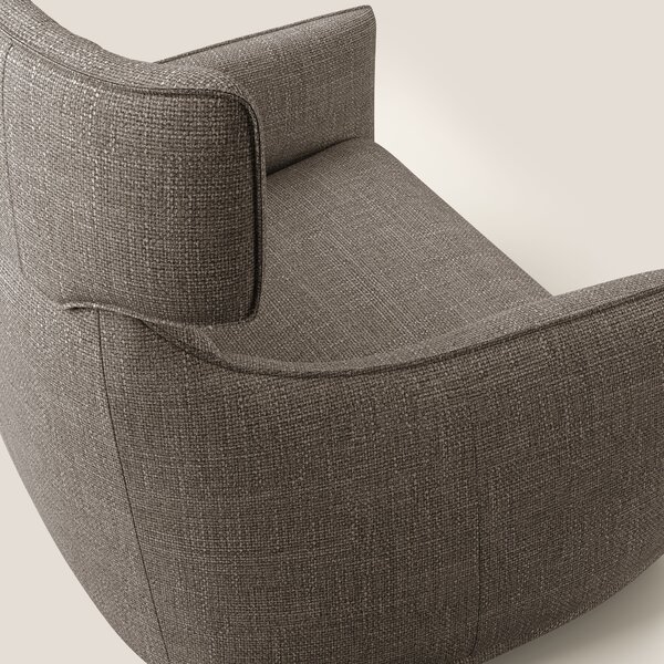 Zelda Poltroncina dal design moderno in morbido tessuto impermeabile T