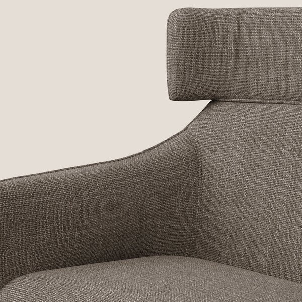 Zelda Poltroncina dal design moderno in morbido tessuto impermeabile T