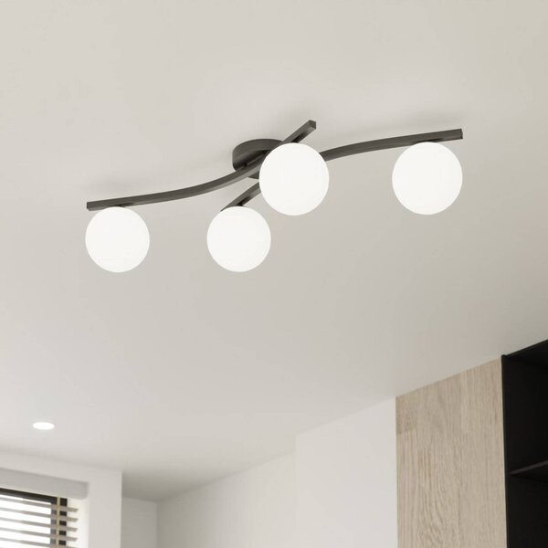Plafoniera soffitto Opus EMIBIG LIGHTING, dimmerabile, Nero, Soggiorno / Sala da pranzo, Metallo, Moderno, Plafoniera