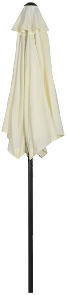 Ombrellone da Giardino 2x2m Rotondo con Palo Centrale in Alluminio Beige