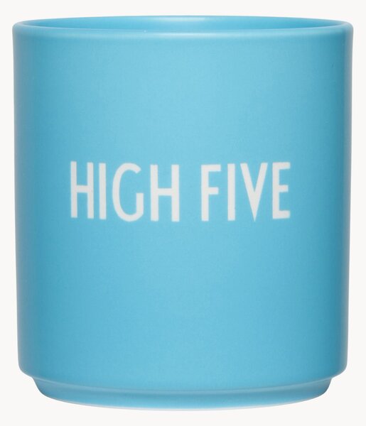 Tazza con scritta Favourite High Five