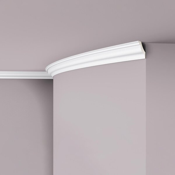Cornice a soffitto NMC Z15 Flex ARSTYL Noel Marquet Rivestimento decorativo flessibile Rivestimento decorativo classico bianco 2 m