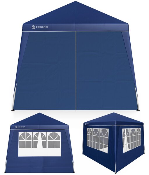 CASARIA® Gazebo Pop-up 3x3m Padiglione Incl 4x Pannelli Laterali Colori a Scelta Protezione UV50+ Borsa Pieghevole Tenda Festa Eventi Esterno Giardino