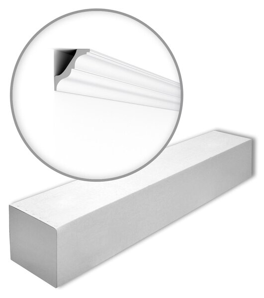 NMC AT-box NOMASTYL Noel Marquet 1 cartone con 38 strisce decorative Cornice per soffitto stile moderno colore bianco | 76 m