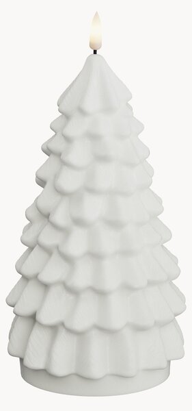 Candela a LED fatta a mano albero di Natale, effetto fiamma reale, alt. 18 cm