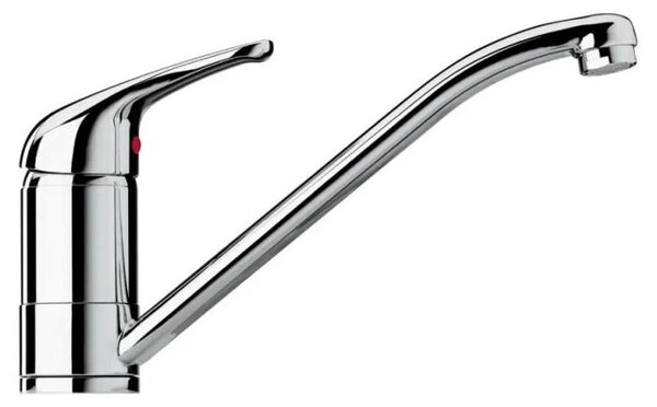 Rubinetto miscelatore lavello cucina con canna acqua bassa | Corallo