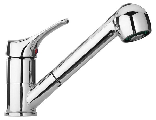 Miscelatore da cucina con doccia acqua estraibile | Corallo