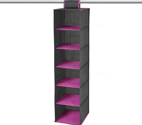CALICOSY - Organizer da armadio a 6 ripiani da appendere