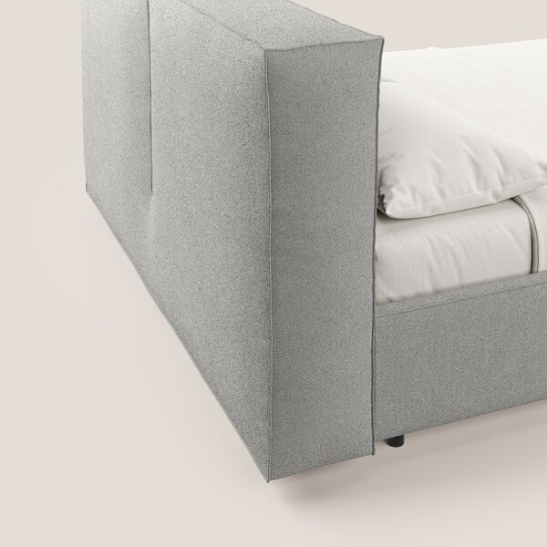 Cocoon letto imbottito contenitore sfoderabile in bouclet impermeabile