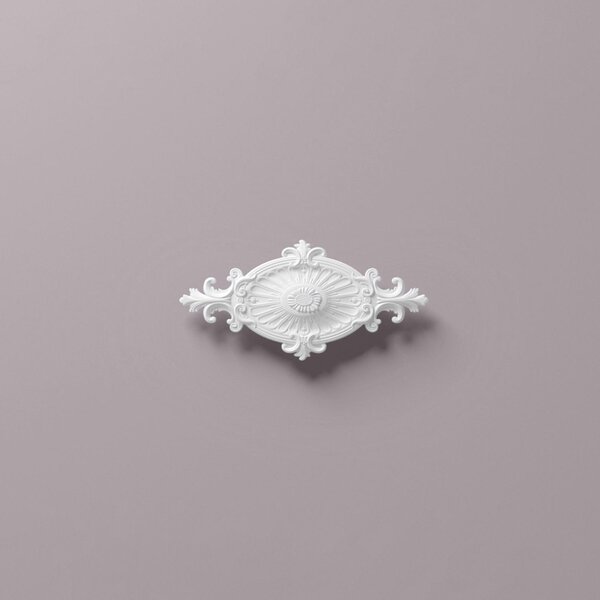 Rosone da soffitto NMC R1 ARSTYL Noel Marquet Elemento decorativo classico bianco 60,5 x 31 cm