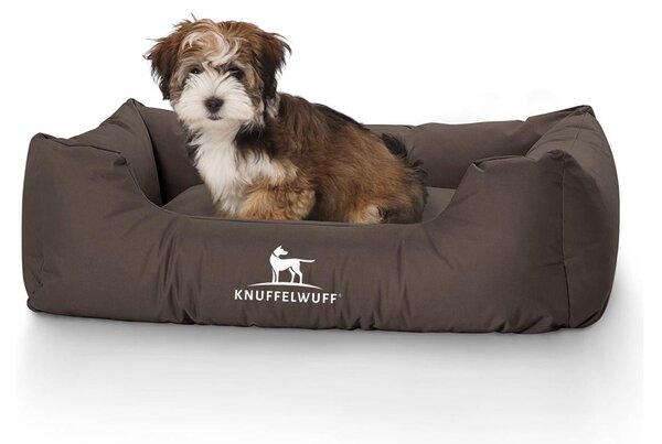 Cuccia idrorepellente per cani Knuffelwuff Finlay M-L 85 x 63 cm marrone
