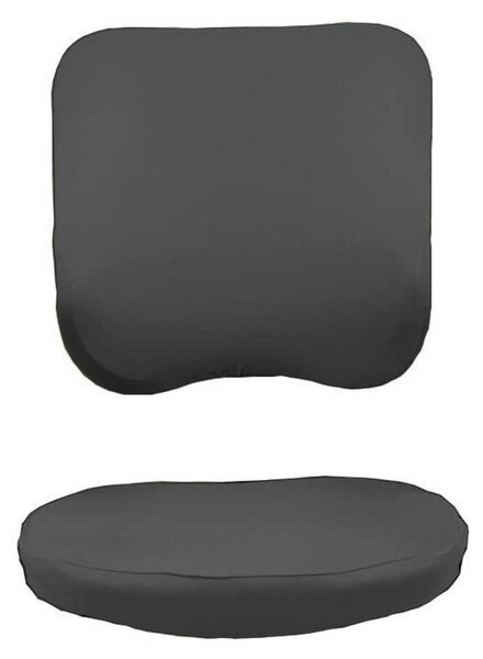Copertura elastica grigia in poliestere ed Spandex per sedia da ufficio