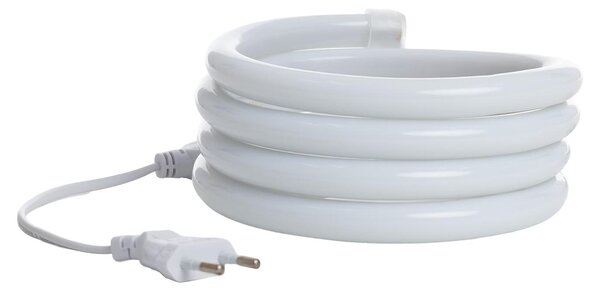 Striscia LED neon dimmerabile 220V blu rotonda 360° 9W/m taglio 100cm IP67 su misura 3 m