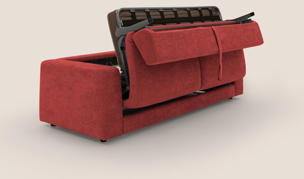 Freia Divano letto minimal materasso h15 cm con morbidi schienali in t