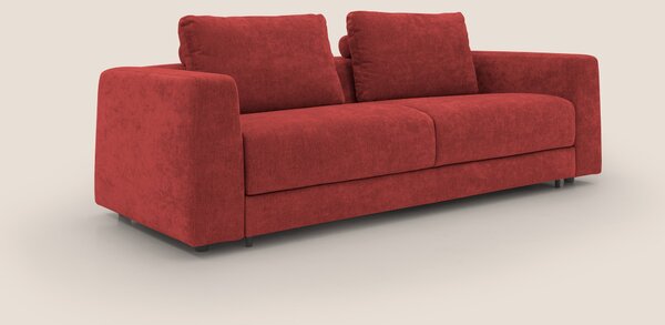 Freia Divano letto minimal materasso h15 cm con morbidi schienali in t
