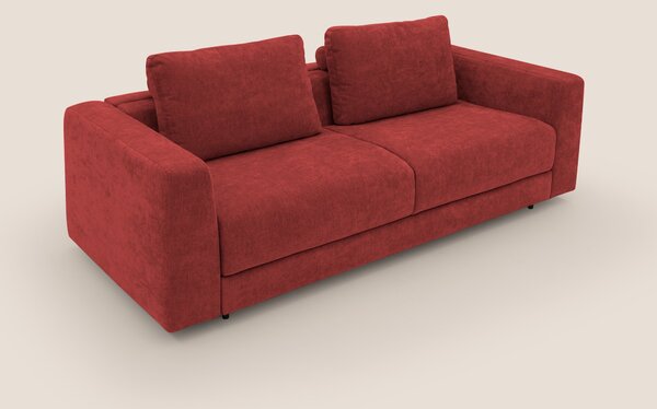 Freia Divano letto minimal materasso h15 cm con morbidi schienali in t