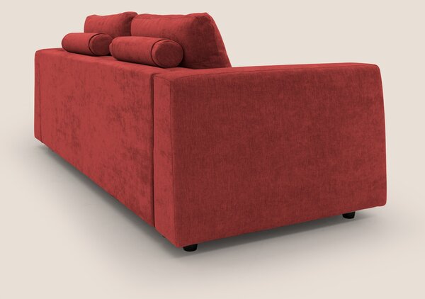Freia Divano letto minimal materasso h15 cm con morbidi schienali in t