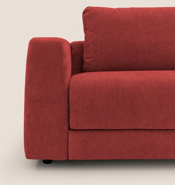 Freia Divano letto minimal materasso h15 cm con morbidi schienali in t