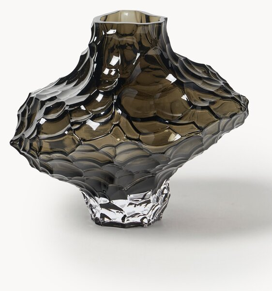 Vaso in vetro soffiato Canyon, alt. 23 cm