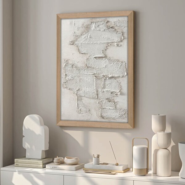 Quadro dipinto a mano 32,5x42,5 cm White rock - Malerifabrikken