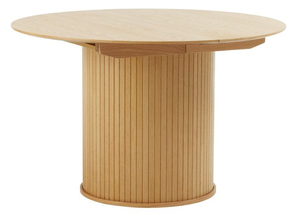 Tavolo da pranzo rotondo allungabile in rovere ø 120 cm Nola - Unique Furniture