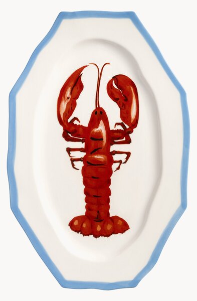 Vassoio da portata dipinto a mano Sirène