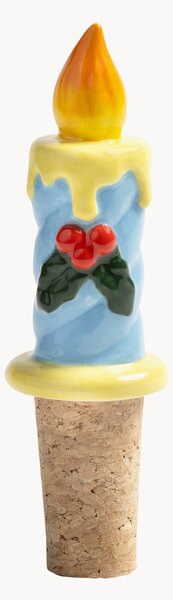 Tappo per bottiglia in dolomite dipinto a mano Candle