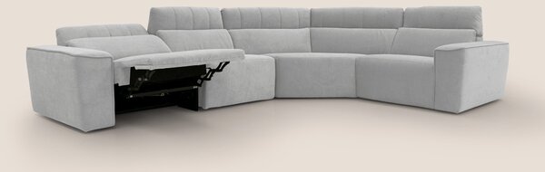 Clark Divano modulare angolare REVERSIBILE con opzione relax elettrico